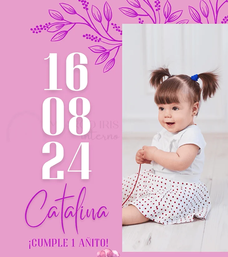 Tarjeta invitación animada Amapola