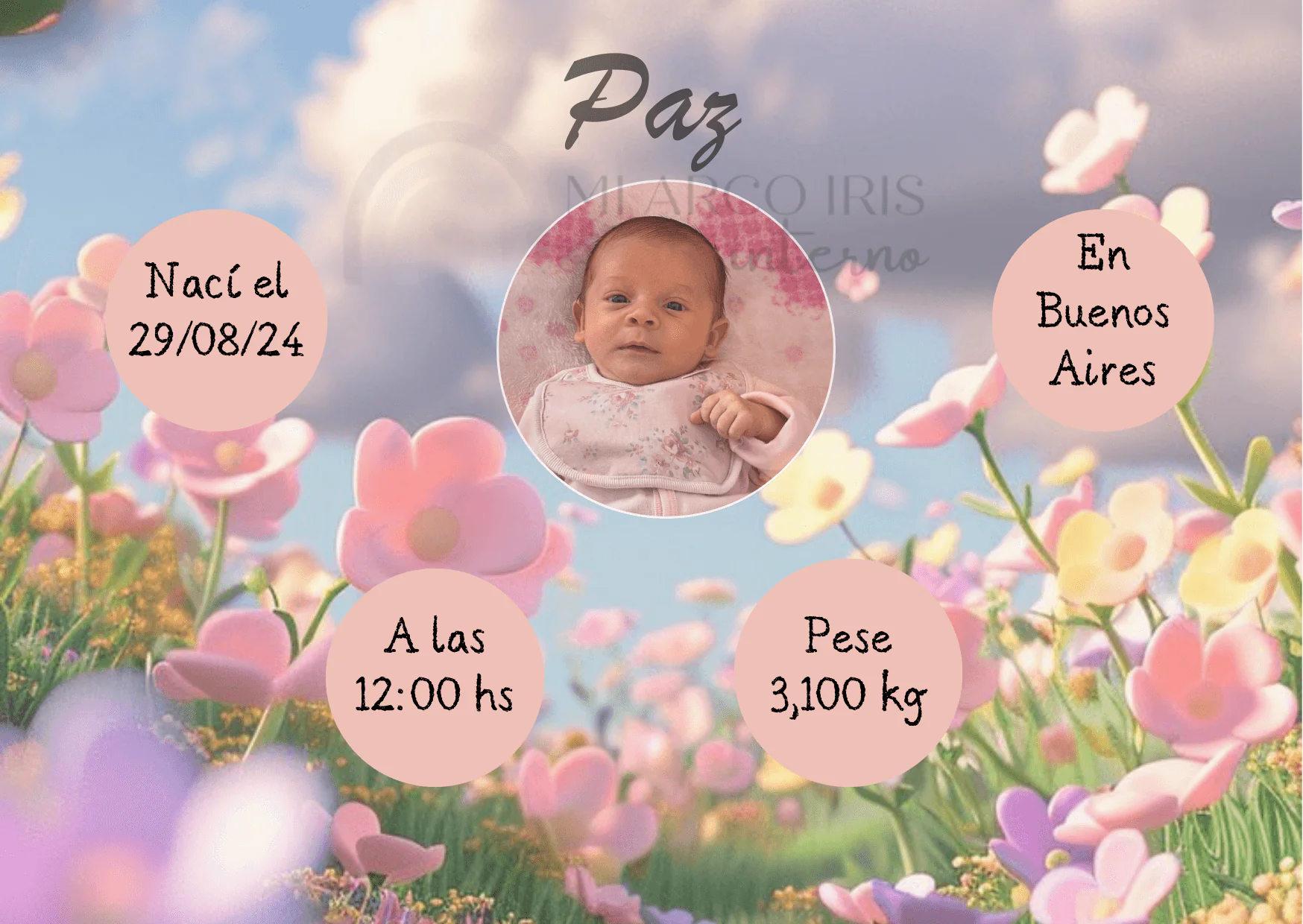 Tarjeta estática Primavera